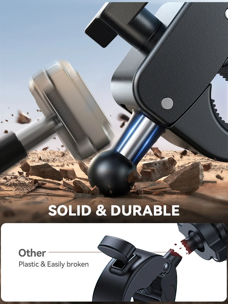 Motorcycle Phone Mount Anti Vibration for 4.7-7” Phone