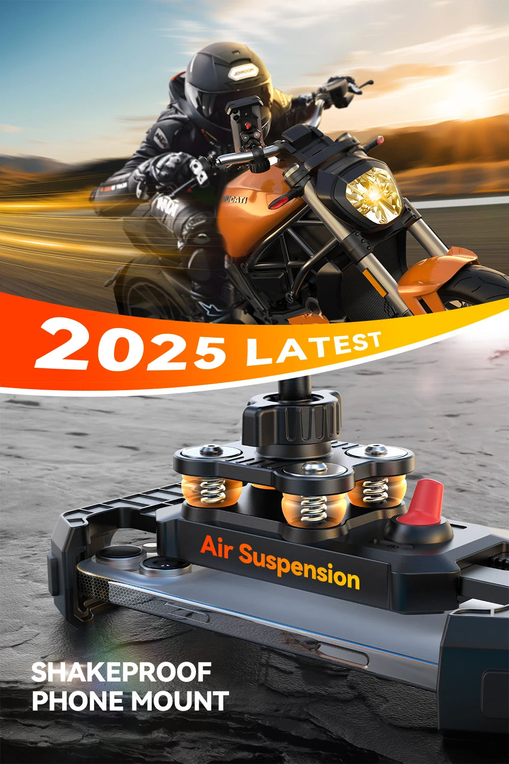 Anti-Shake Bike Phone Holder