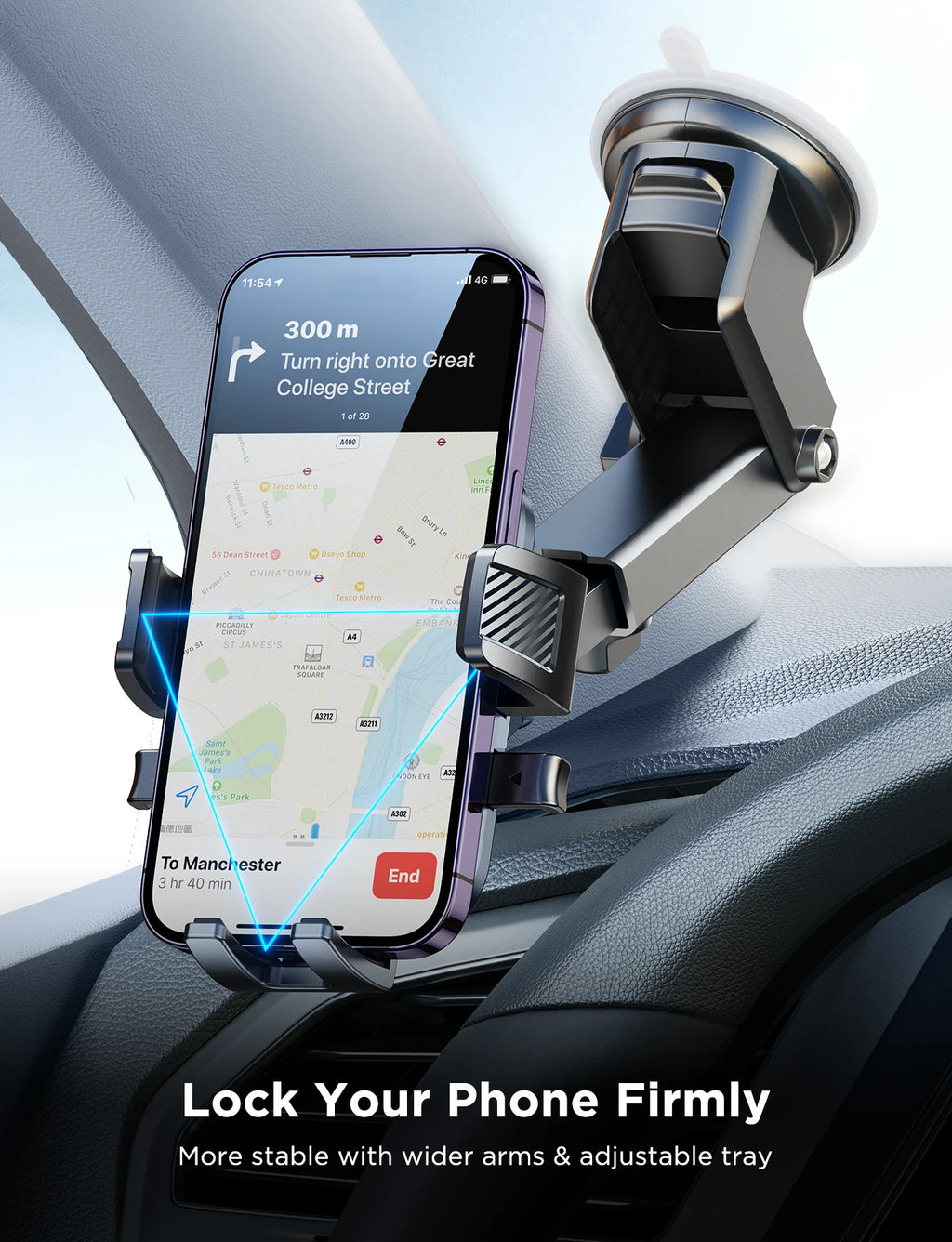 Phone Holder Mount for Car Strong Suction