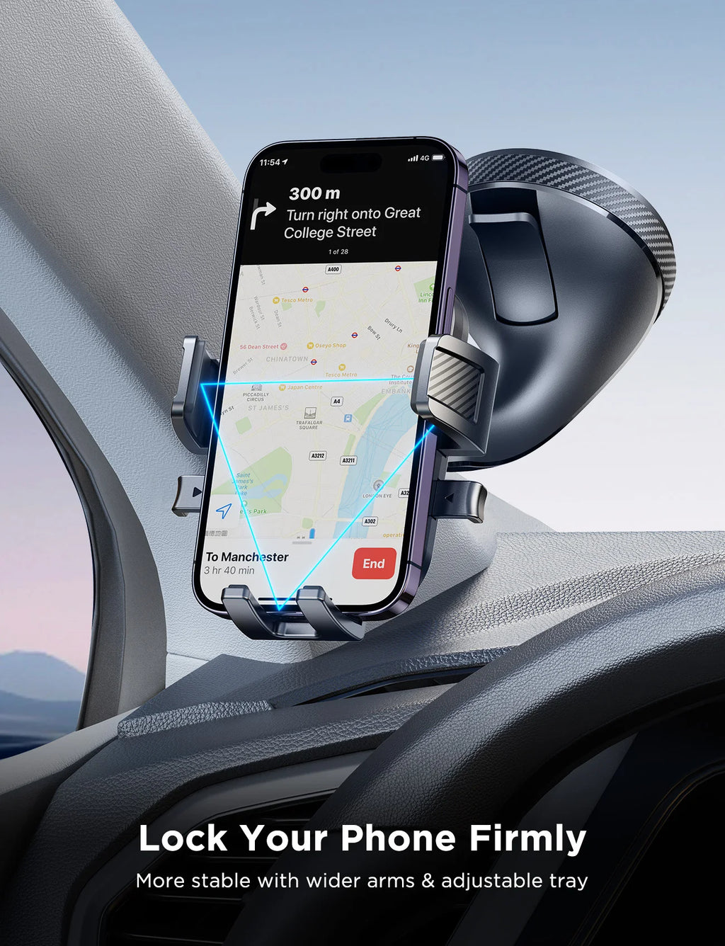 Phone Holder Mount for Car Strong Suction