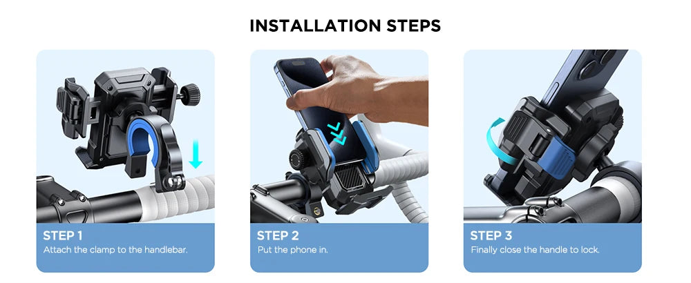 Bicycle Phone Holder 360° Rotatable