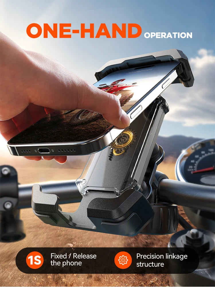 Anti-Shake Bike Phone Holder for 4.7-7" Phones