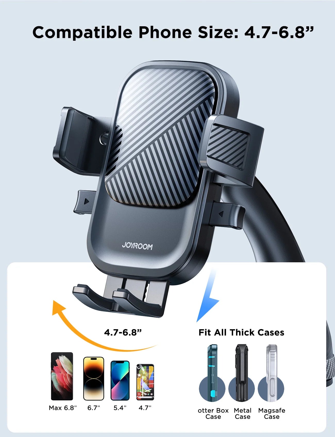 Phone Holder Mount for Car Strong Suction