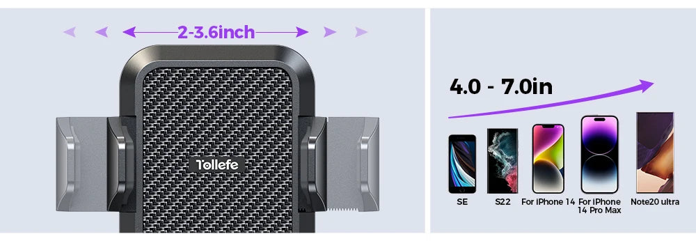 Upgraded Military-Grade Hands Free Air Vent Car Mount