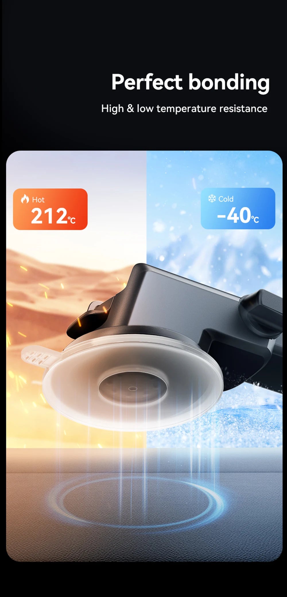 Phone Holder Mount for Car Strong Suction