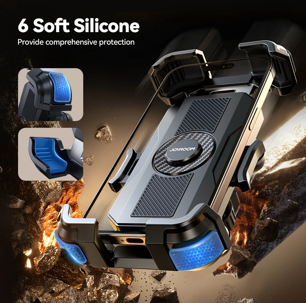 Motorcycle Phone Mount Anti Vibration  for 4.7-7” Phone