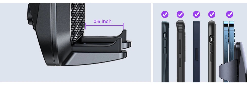 Upgraded Military-Grade Hands Free Air Vent Car Mount