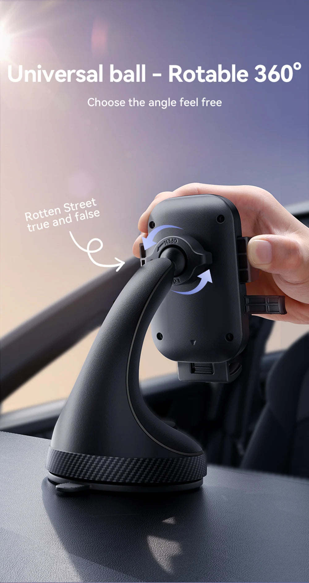 Phone Holder Mount for Car Strong Suction